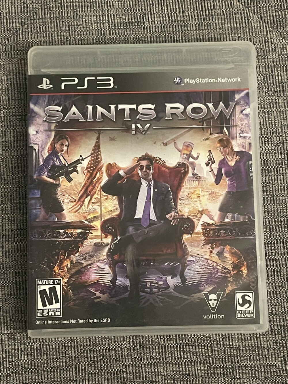 Saints Row IV 4 Sony Playstation 3 PS3 Complete In Box With Manual CIB